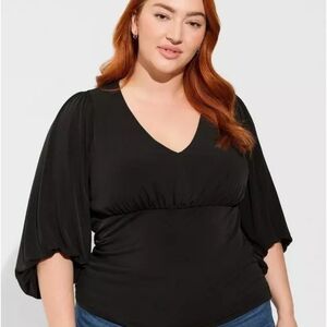 Elegant Black Women's Top